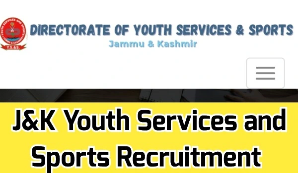 J&K Youth Services and Sports Recruitment