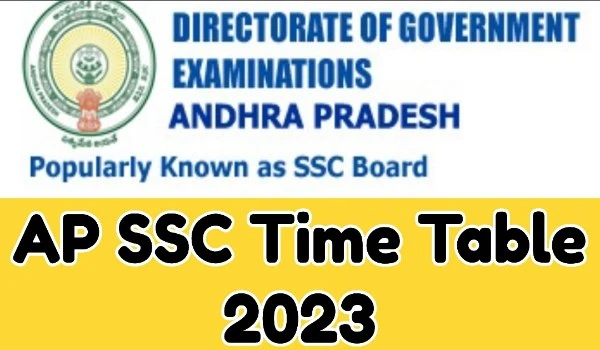AP SSC Time Table 