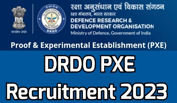 DRDO PXE Recruitment