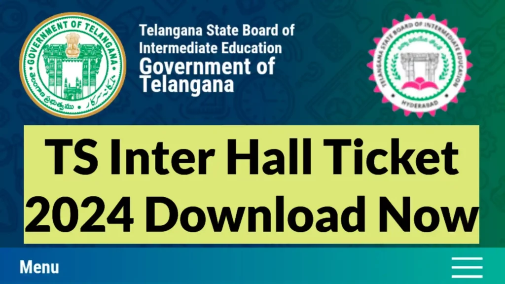 TS inter Hall Ticket 2024